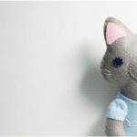 Little Gray Cat - PDF Doll Pattern